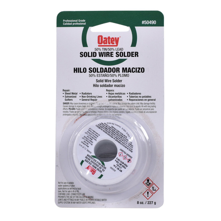 OATEY SOLID WIRE SOLDER METAL 50490